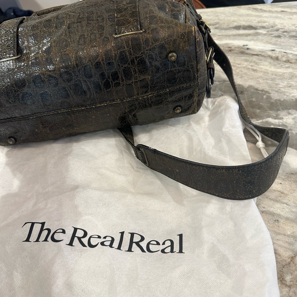 Authentic EUC Theory crocodile satchel - Picture 4 of 7